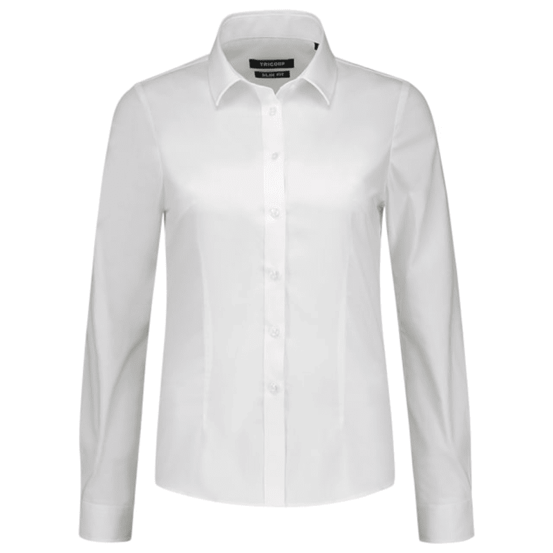 Koszula damska - Fitted Stretch Blouse T24