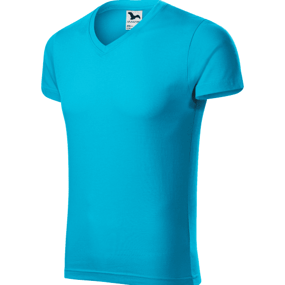 Slim Fit V-neck 146 - Koszulka męska